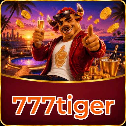 Interface do aplicativo 777tiger mostrando jogos disponíveis no iOS e Android